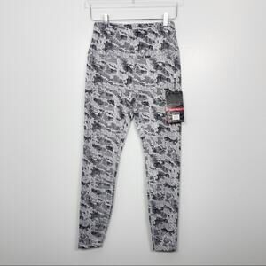 Spyder Active Black White Tech Fleece Core Active Athleisure Leggings Small